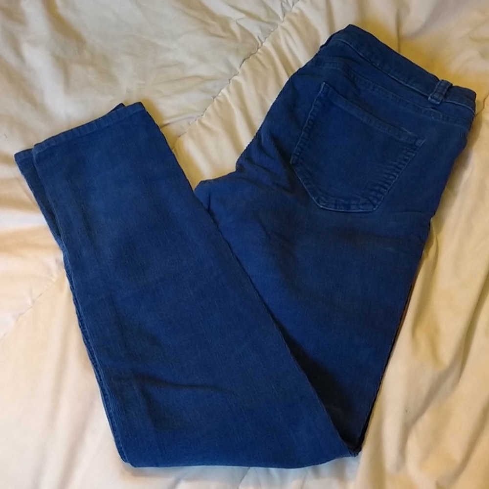 Joe Fresh blue corduroy skinny